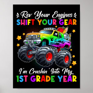 Poster Crash dans mon camion monstre de 1re année, premie