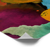 Poster Crash de couleur 3 (Coin)