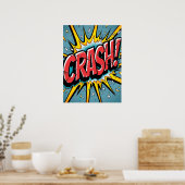 Poster CRASH ! Explosion d'art pop brisée (Cuisine)