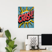 Poster CRASH ! Explosion d'art pop brisée (Bureau à domicile)