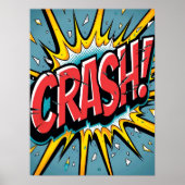 Poster CRASH ! Explosion d'art pop brisée (Devant)