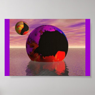 Poster Crash Geyser Astéroïde