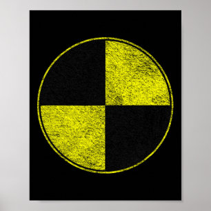 Poster Crash Test Costume mannequin prétendre Je suis un 