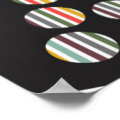 Poster Crate record de Vinyl Junkie moderne (Coin)