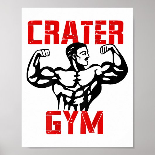 Poster Crater Gym  (Devant)