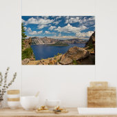 Poster Crater Lake et Wizard Island, Crater Lake (Cuisine)