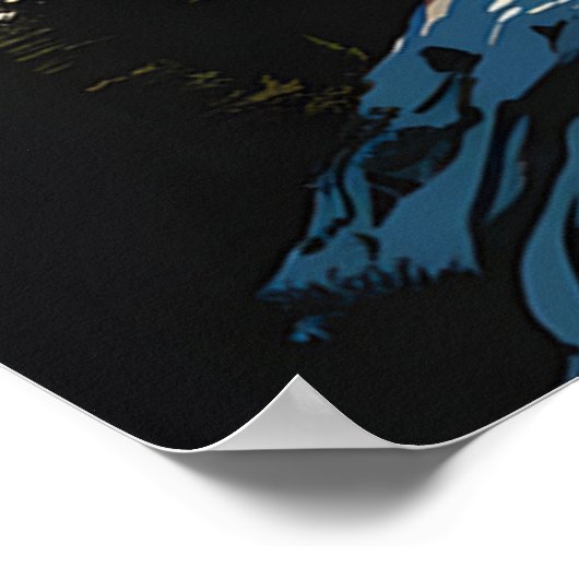 Poster Crater Lakes Majestic Island Vue (Coin)