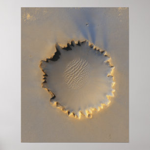 Poster Cratère de Victoria sur Mars