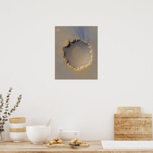 Poster Cratère Victoria sur Mars (Cuisine)