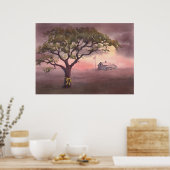 Poster CRAVATE a RIBBON JAUNE par SHARON SHARPE (Cuisine)