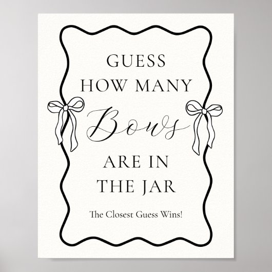 Poster Cravate de la Fête des mariées de noeud devine com (Devant)