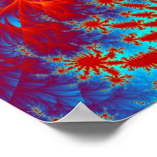 Poster cravate fractale (Coin)