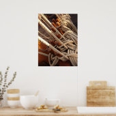 Poster Cravate vers le bas (Cuisine)