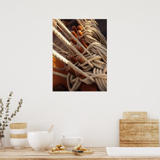 Poster Cravate vers le bas (Cuisine)