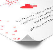 Poster Cravate Votre Chaussure Baby shower Jeu Signe (Coin)