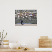Poster Craw met l'accent sur l'affiche des ordures (Cuisine)