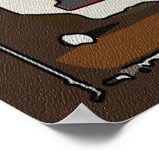 Poster Crawfish Bouilli Ici (Coin)