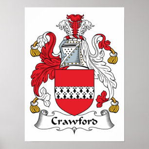 Poster Crawford Family Crest
