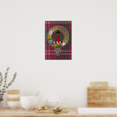 Poster Crawford Tartan & Badge (Cuisine)