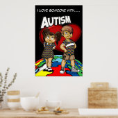 Poster Crayon 2 Pad Co. - Autisme (Cuisine)