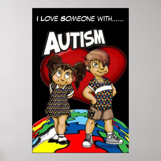 Poster Crayon 2 Pad Co. - Autisme (Devant)