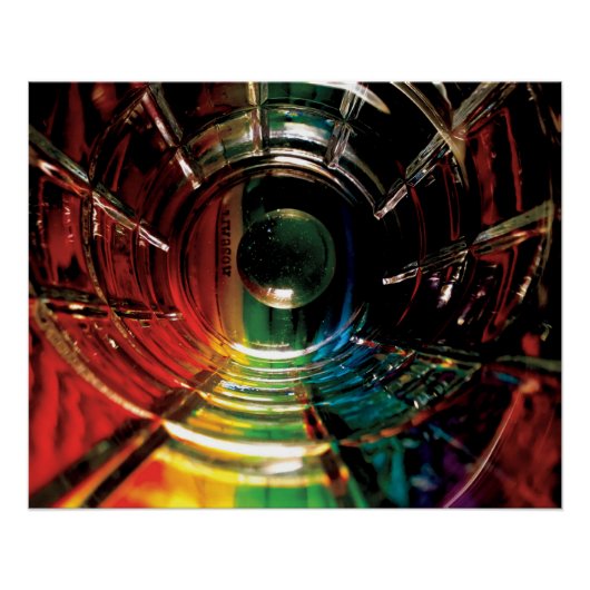 Poster Crayon Abstrait (Devant)