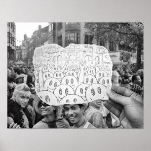 Poster Crayon contre l'appareil-photo -