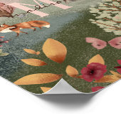 Poster Crayon couleur paysage de bois de Whimsical Nurser (Coin)