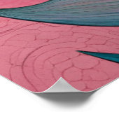 Poster Crayon de charbon de bois - Fleur de boule de bébé (Coin)