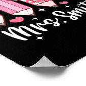 Poster Crayon de la Saint-Valentin pour Mme Smith enseign (Coin)