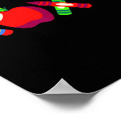 Poster Crayon et pomme de la Saint-Valentin pour enseigna (Coin)