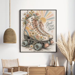 Poster Crayon Graphite Chat Noir Citrouille Halloween Vin