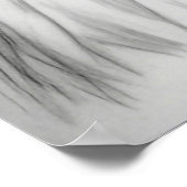 Poster Crayon noir et blanc dessin fille Génération AI (Coin)