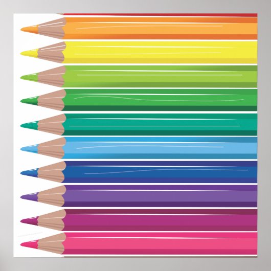 Poster Crayons (Devant)