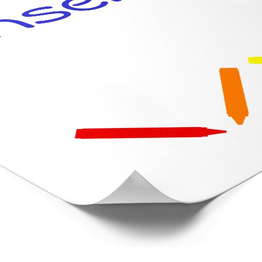 Poster Crayons (Coin)