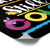 Poster Crayons cassés Couleur encore Sensibilisation à la (Coin)