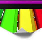 Poster crayons de couleur (Coin)