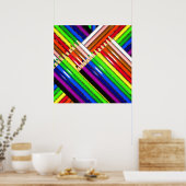 Poster crayons de couleur (Cuisine)