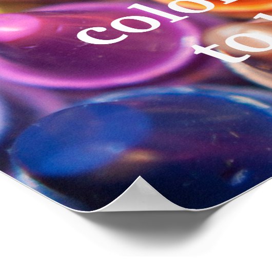 Poster Crayons Words by Live (Coin)