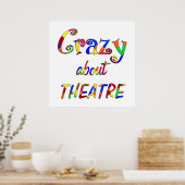 Poster Crazy à propos du théâtre (Cuisine)
