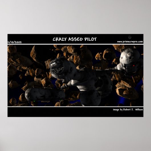 Poster Crazy Assed Pilot (Devant)