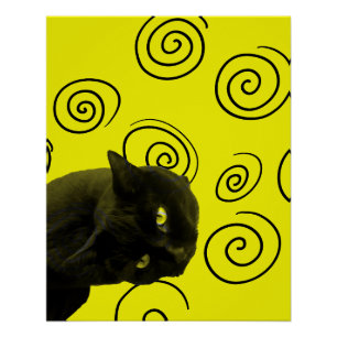 Poster Crazy Cat