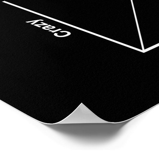 Poster Crazy Cat Graph (Coin)