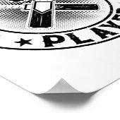 Poster Crazy Cricket Player - Cricketing Cricket Player 1 (Coin)