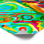 Poster Crazy Happer Boxer Chien 2 Portrait d'art (Coin)