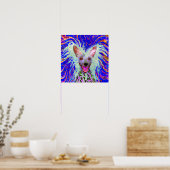 Poster Crazy Happy Chinese Crested Art Portrait (Cuisine)