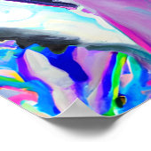 Poster Crazy Happy Sibérien Husky Portrait Art (Coin)