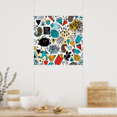 Poster Crazy head (Cuisine)