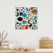 Poster Crazy head (Cuisine)