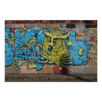 Crazy Kind Of Fantasy Horned Owl Graffiti
